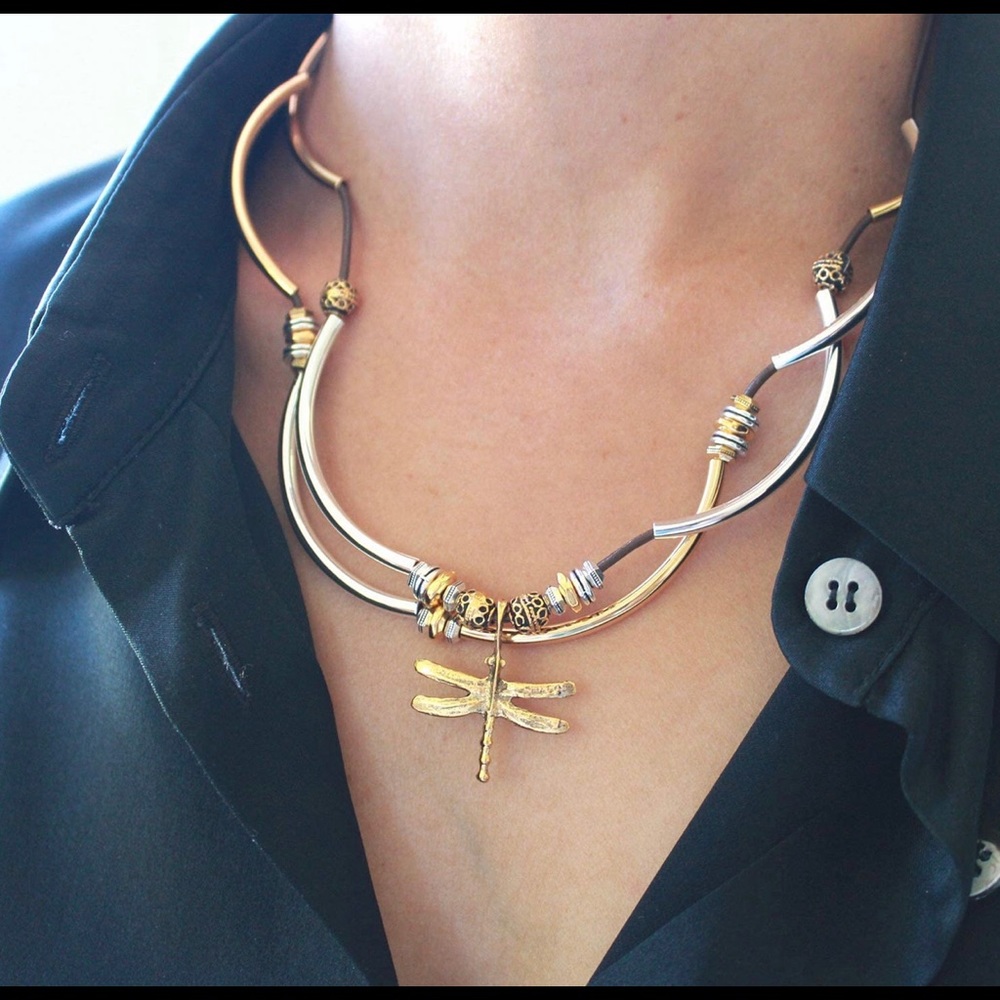 NWT Lizzy James 2 in 1 jewelry combo w/dragonfly